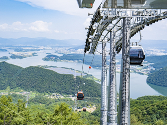 [Small Group Tour] Nami Island and Mt. Samaksan (Lake Cable Car) Tour